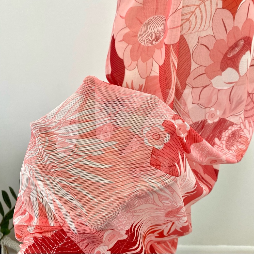 La SENZA Pink & Red Floral Slip Dress - Picture 7 of 13